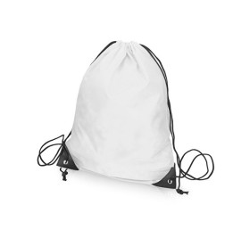 Рюкзак-мешок на шнуровке Reviver из переработанного пластика, белый (Р)