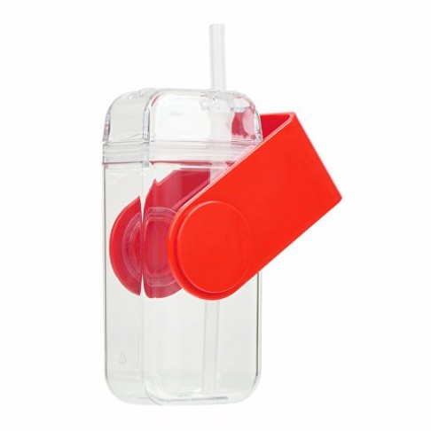 Бутылка для воды JUICY DRINK BOX, красный (Р)