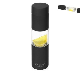 Бутылка для воды FLAVOUR U SEE, 460 мл, черный (Р)