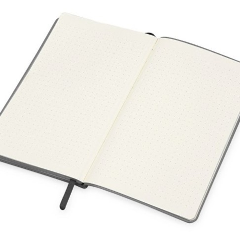 Блокнот «Notepeno» 130x205 мм с тонированными линованными страницами, серый (Р)