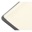 Блокнот «Notepeno» 130x205 мм с тонированными линованными страницами, серый (Р)