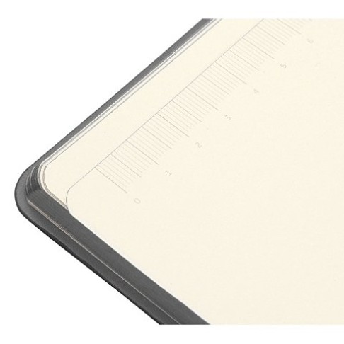 Блокнот «Notepeno» 130x205 мм с тонированными линованными страницами, серый (Р)