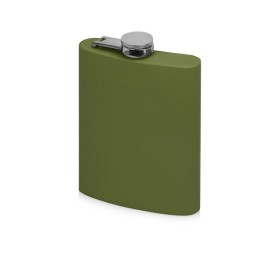 Фляжка 240 мл Remarque soft touch, 201 сталь, зеленый милитари (Р)