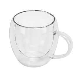 Кружка с двойными стенками «Mont Blanc» полукруглый, с ручкой 250 мл (Р)