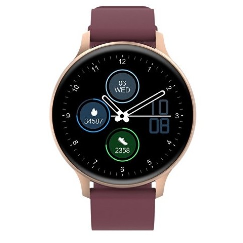 Смарт-часы Canyon SW-68 “ Badian”, IP68, темно-красный (Р)