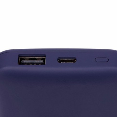 Внешний беспроводной аккумулятор с подсветкой лого «Astro», 10000 mAh, темно-синий (Р)