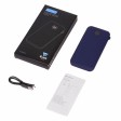 Внешний беспроводной аккумулятор с подсветкой лого «Astro», 10000 mAh, темно-синий (Р)