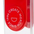 Бутылка для воды JUICY DRINK BOX, красный (тампопечать)