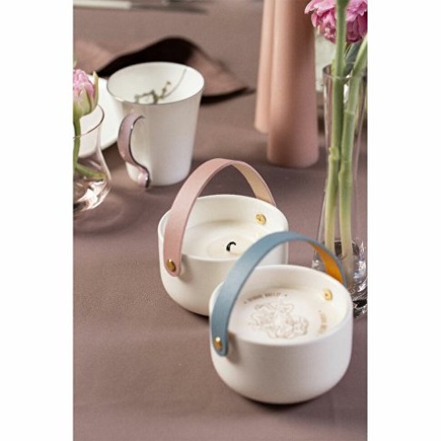 Свеча Valerie Concept с крышкой CNDL 5 PINK, белый/розовый (Р)