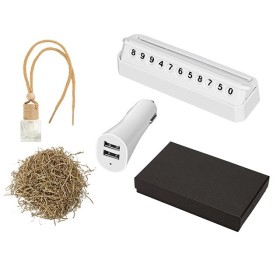 Подарочный набор с автовизиткой и адаптером Подарочный набор с автовизиткой и адаптером