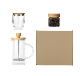Подарочный набор с френчпрессом, стаканом и чаем