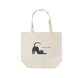 Сумка с широким дном и боками, натуральный (термотрансфер)