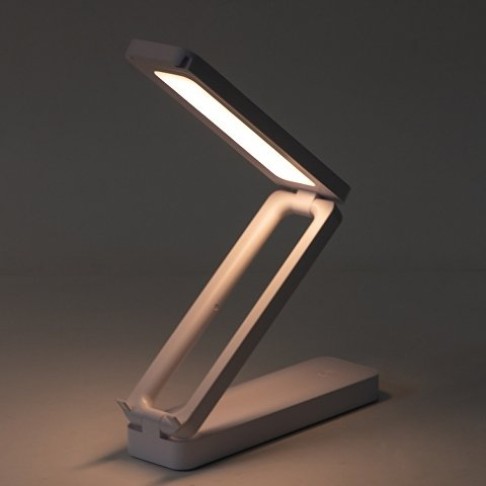 Складывающаяся LED лампа с беспроводной зарядкой «Lightfold», белый