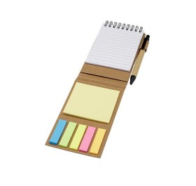 Flipper липкий блокнот с шариковой ручкой - Натуральный Flipper липкий блокнот с шариковой ручкой - Натуральный