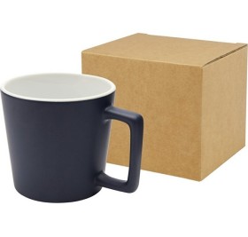 Cali Керамическая кружка объемом 370 мл с матовой отделкой - Navy Blue