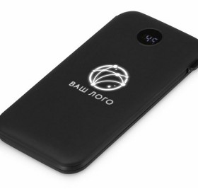 Внешний беспроводной аккумулятор с подсветкой лого «Astro», 10000 mAh, черный