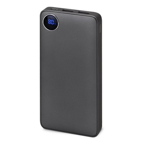 Внешний аккумулятор с дисплеем «Mild», 10 000 mAh, темно-серый