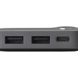Внешний аккумулятор с дисплеем «Mild», 10 000 mAh, темно-серый