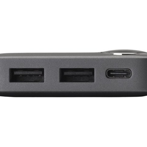 Внешний аккумулятор с дисплеем «Mild», 10 000 mAh, темно-серый