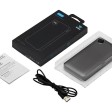 Внешний аккумулятор с дисплеем «Mild», 10 000 mAh, темно-серый
