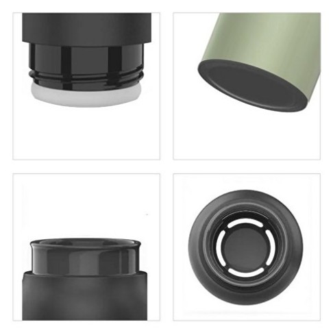 Термос из нерж. стали тм THERMOcafe TCSB-600SY (GR) 0,6L