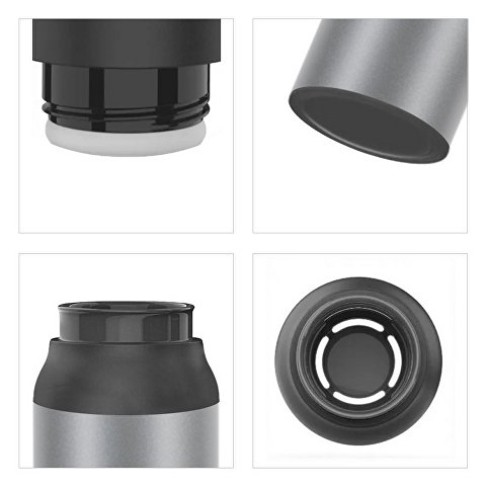Термокружка из нерж. стали тм THERMOcafe TCSB-800SY (GY) 0,8L