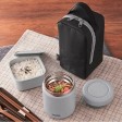 Ланч-набор тм THERMOS JBY-801 BKGY 0,8L