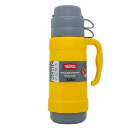 Термос со стеклянной колбой тм THERMOS PICNIC 40 Series Yellow 1,0L