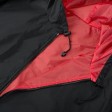 Дождевик «Bi-color» унисекс, красный/черный