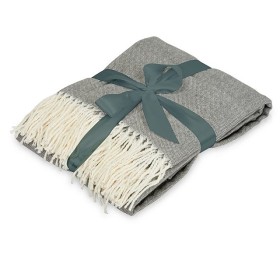 Акриловый плед Dapple 160x210 см, холодный серый (Р)