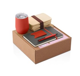 Набор с термокружкой, блокнотом, ручкой и ланчбоксом 