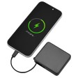 Внешний аккумулятор со встроенным кабелем USB-C «Дэнси», 5000 мАч, черный