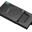 Внешний аккумулятор со встроенным кабелем USB-C «Дэнси», 5000 мАч, черный