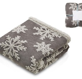 Плед Snowflake новогодний