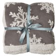 Плед Snowflake новогодний