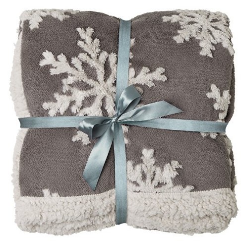 Плед Snowflake новогодний