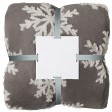 Плед Snowflake новогодний