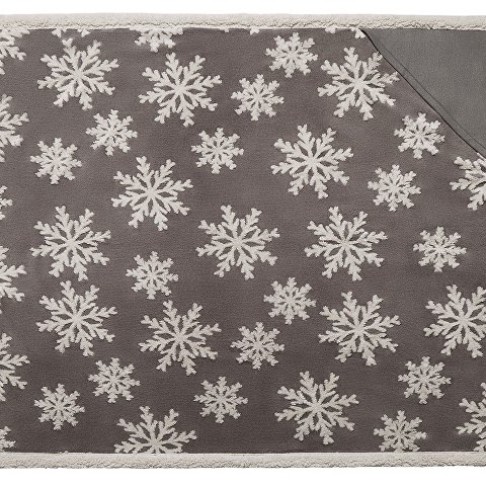 Плед Snowflake новогодний