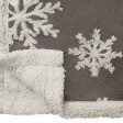 Плед Snowflake новогодний