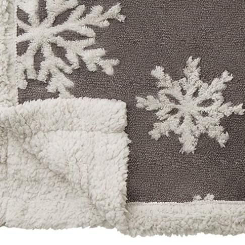 Плед Snowflake новогодний