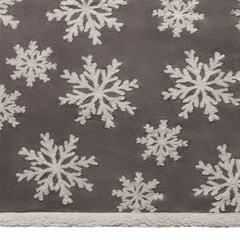Плед Snowflake новогодний