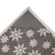 Плед Snowflake новогодний