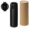 Вакуумная термокружка Waterline с медной изоляцией «Bravo», 400 мл, тубус, черный (Р)