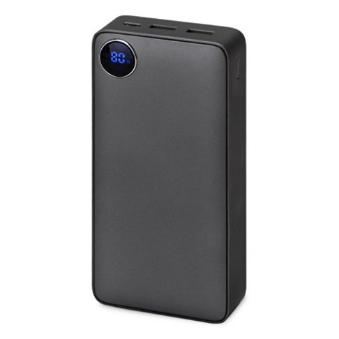 Внешний аккумулятор «Mild Pro» c быстрой зарядкой QC/PD, 20 000 mAh, серый (Р)