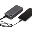 Внешний аккумулятор «Mild Pro» c быстрой зарядкой QC/PD, 20 000 mAh, серый (Р)