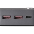 Внешний аккумулятор «Mild Pro» c быстрой зарядкой QC/PD, 20 000 mAh, серый (Р)