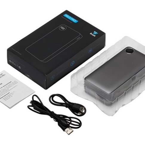 Внешний аккумулятор «Mild Pro» c быстрой зарядкой QC/PD, 20 000 mAh, серый (Р)