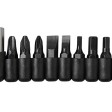 Универсальный мультитул с битами в подарочной упаковке с окном «Шэйп» , черный