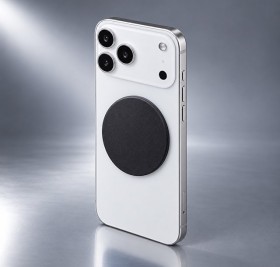 Магнитный стикер для смартфона  «МагСлип», черный