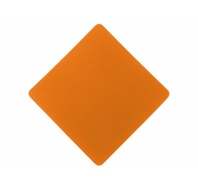 ПАТЧ РОМБ soft-touch (оранжевый) 7,6 х 7,6 см
